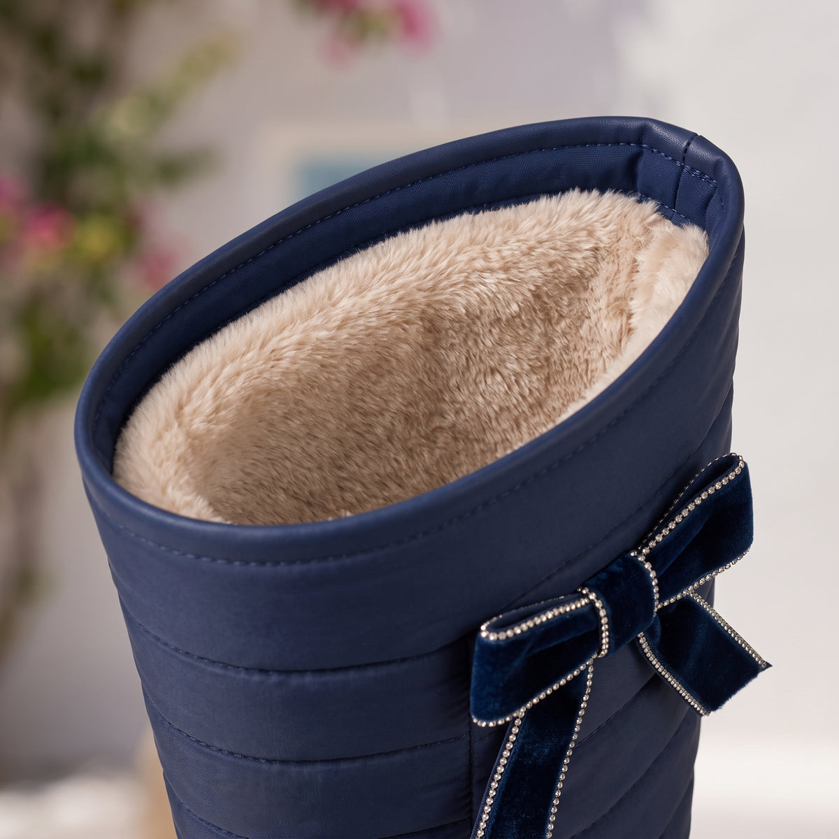 Enora | Quilted Tall Winter Boots
