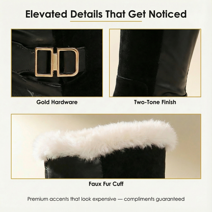 Selis | Fleece-Lined Knee-High Boots