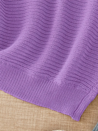 Milia | Relaxed Open-Knit Crewneck Sweater