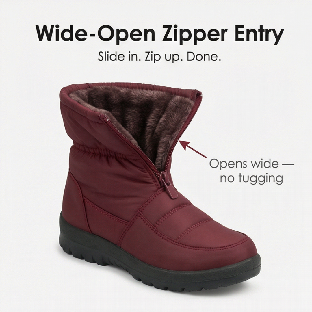 Ainara | Waterproof Quilted Ankle Boots