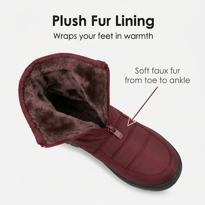 Ainara | Waterproof Quilted Ankle Boots