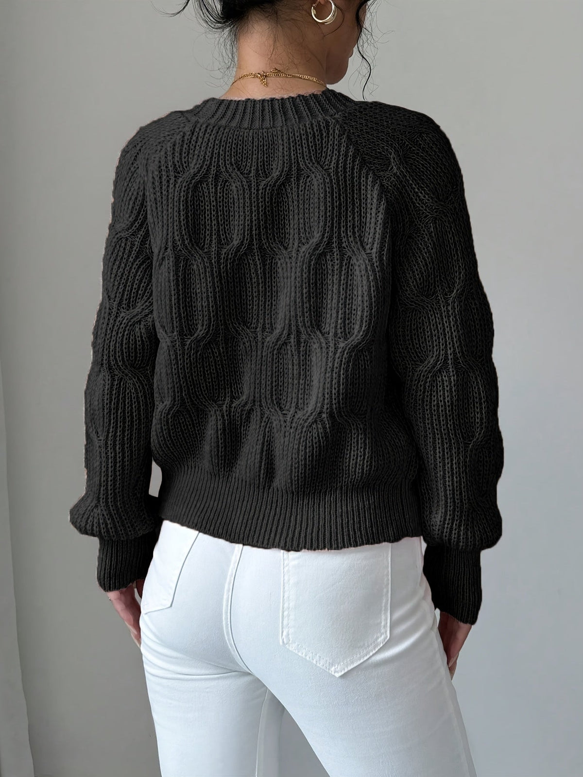 Azala | Bow-Detail Button Cardigan