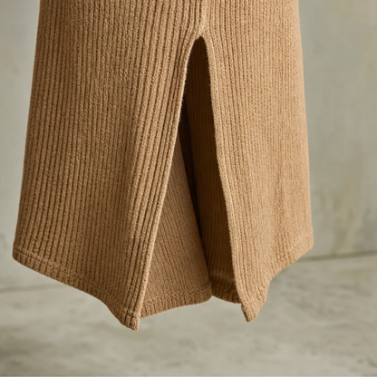 Ilkis | Ribbed One-Shoulder Maxi Dress