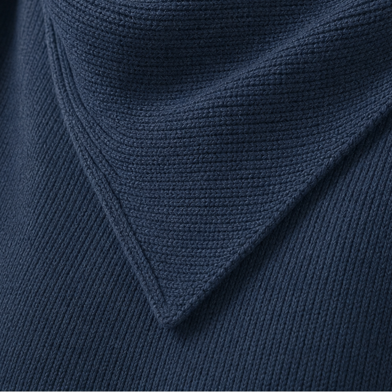 Velya | Draped Cowl Neck Knit Sweater