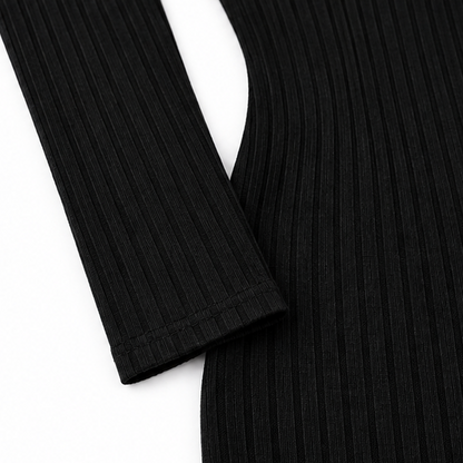 Karlia | Ribbed V-Neck Sweater Dress