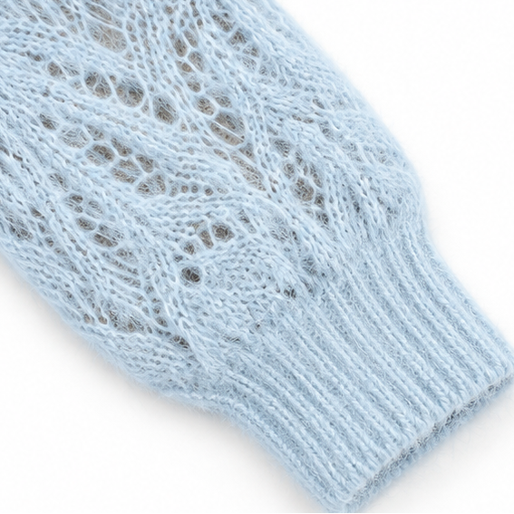 Nolia | Openwork Knit Button Cardigan