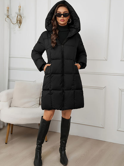Dortya | Hooded Longline Puffer Coat