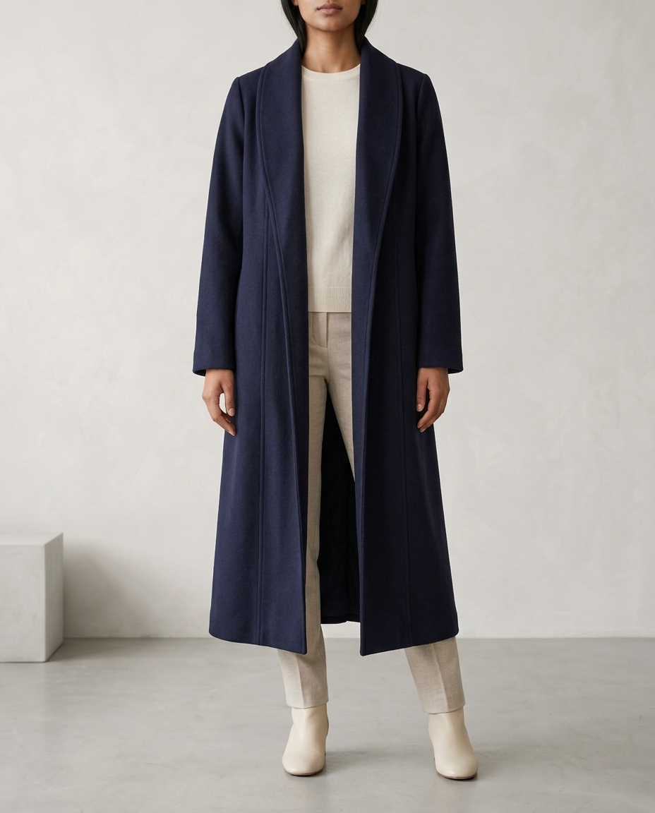 Dellia | Open-Front Longline Coat