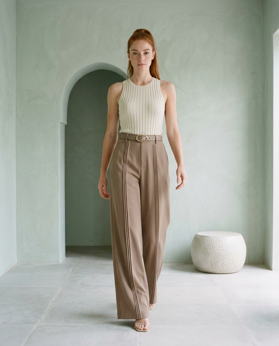Emiel | Pleated Wide-Leg Trousers