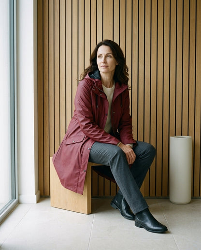 Lilya | Hooded Longline Raincoat