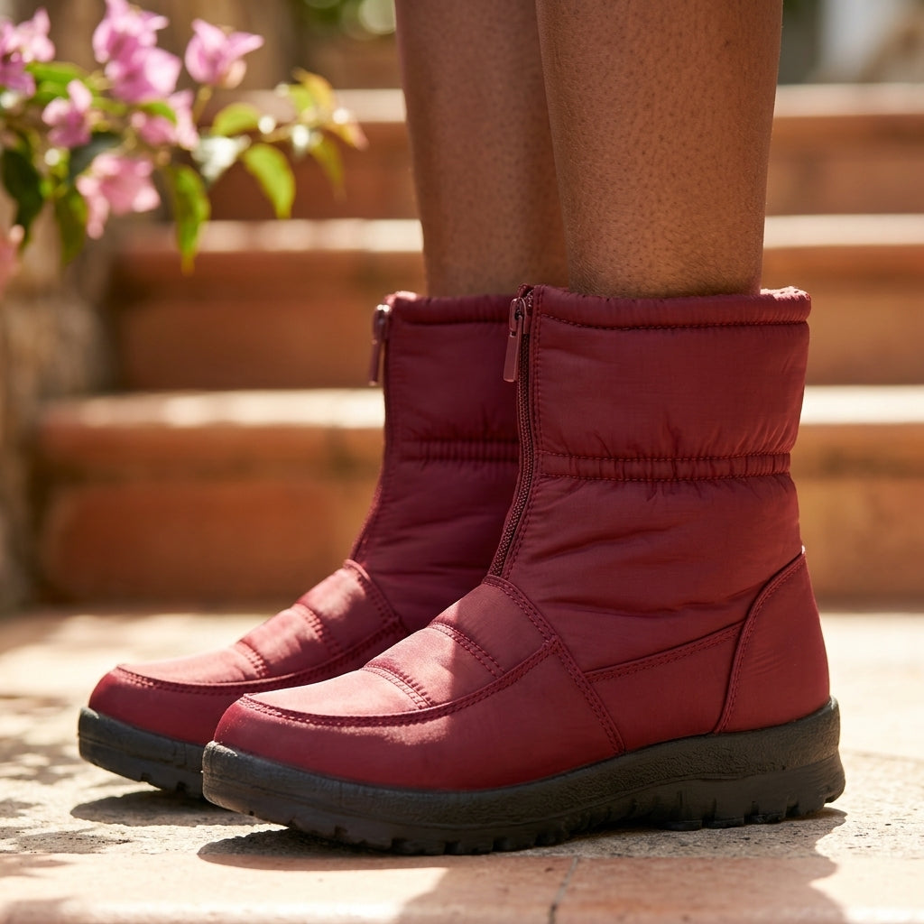 Ainara | Waterproof Quilted Ankle Boots