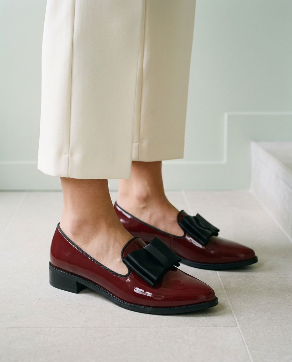 Dunia | Ribbon Orthopedic Loafers