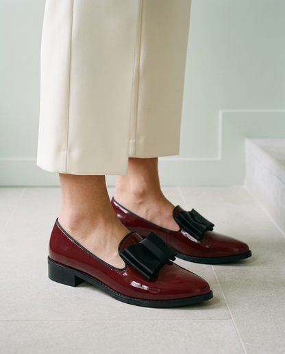 Dunia | Ribbon Orthopedic Loafers
