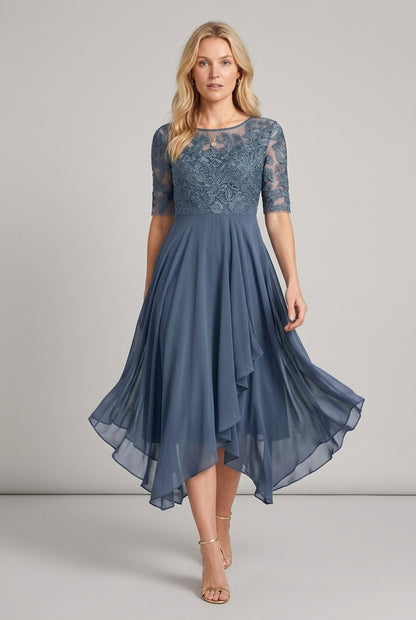 Reinea | Lace A-Line Midi Dress