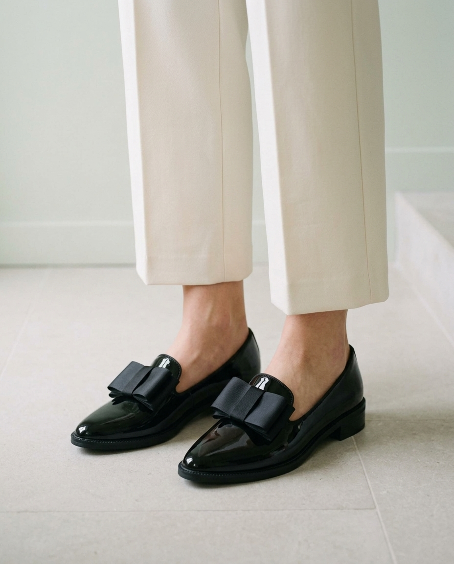 Dunia | Ribbon Orthopedic Loafers
