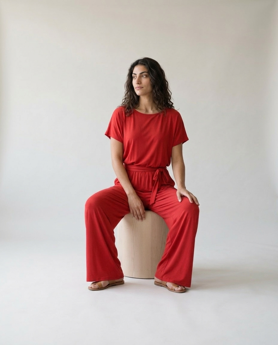 Brina | Relaxed Tie-Waist Jumpsuit