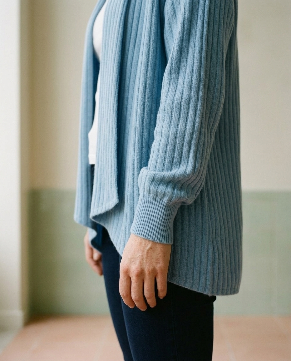 Farya | Open Waterfall Knit Cardigan