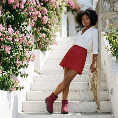 Ainara | Waterproof Quilted Ankle Boots