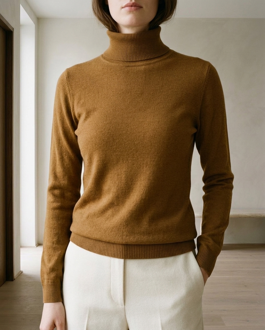 Erina | Fine Knit Turtleneck Sweater