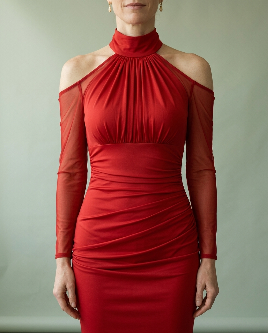 Zanea | Cold-Shoulder Mermaid Gown