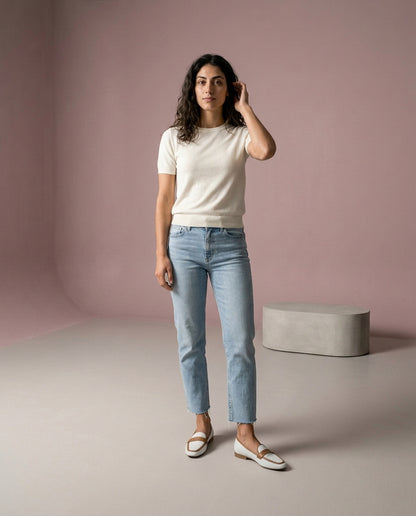 Lilis | Retro Penny Strap Loafers