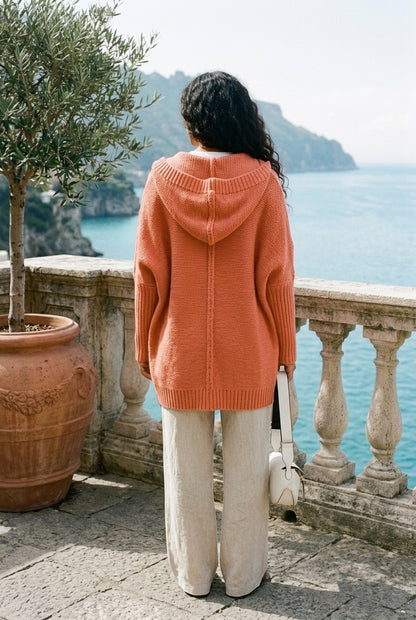 Isea | Hooded Longline Cardigan