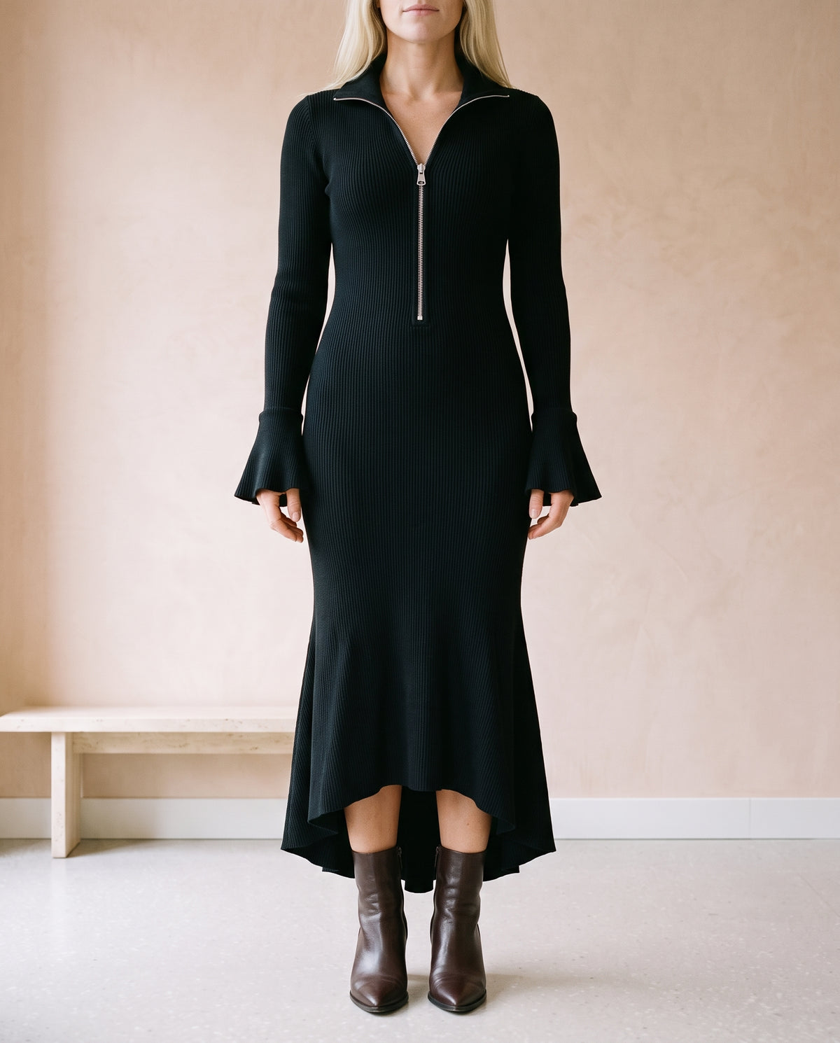 Dovya | Fishtail Maxi Evening Dress