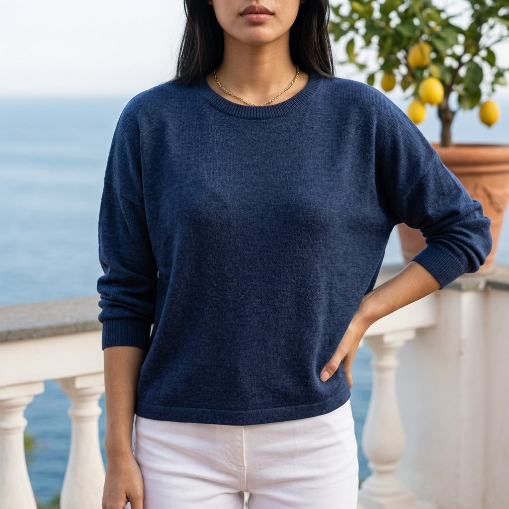 Divine | Relaxed Knit Crewneck Sweater