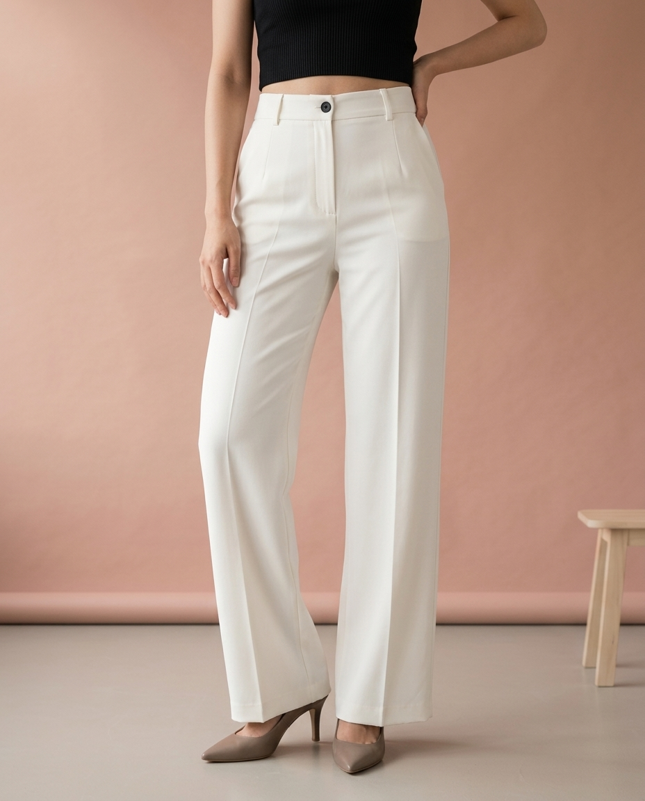 Unise | Tailored Wide-Leg Trousers