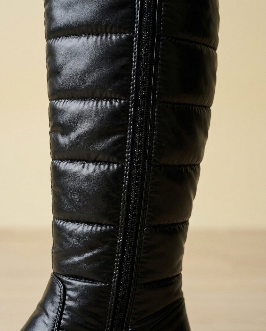 Zenine | Quilted Over-The-Knee Boots