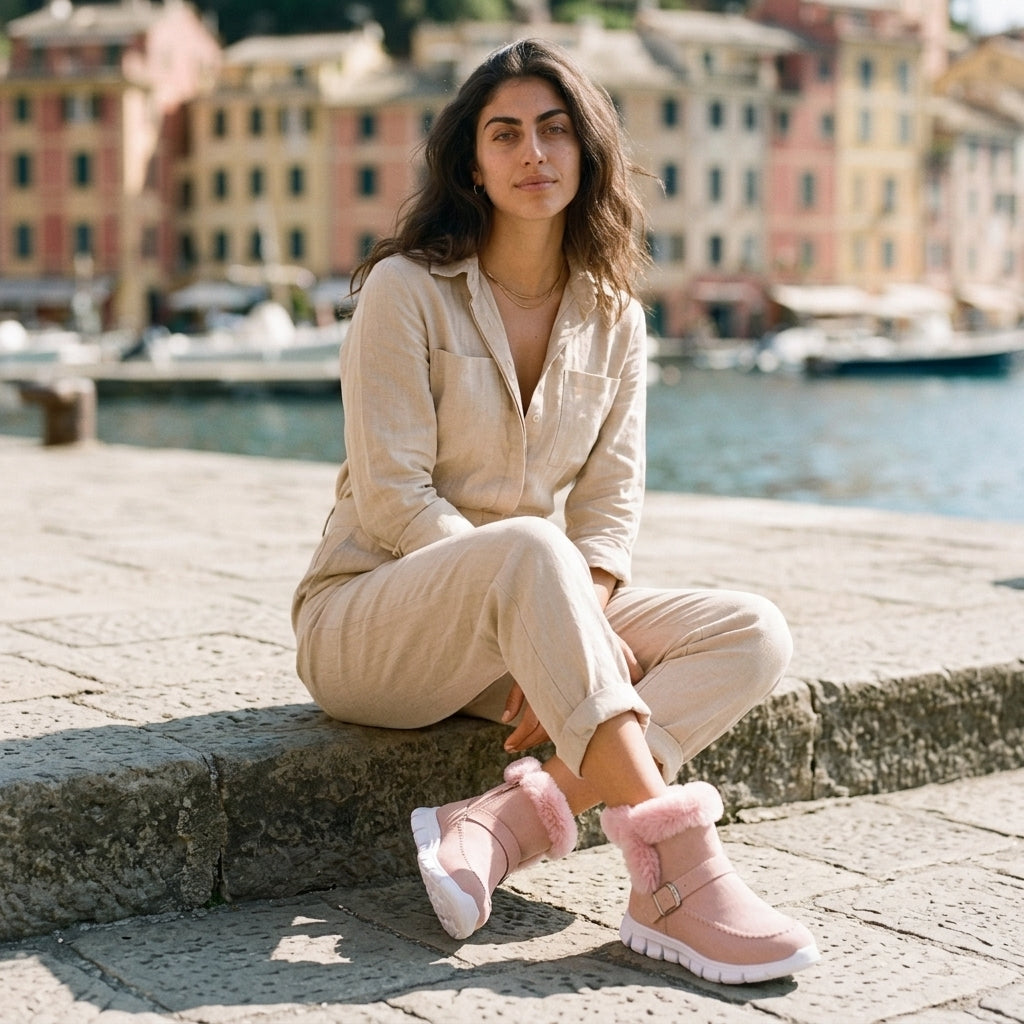 Ritis | Plush Cuff Ankle Boots