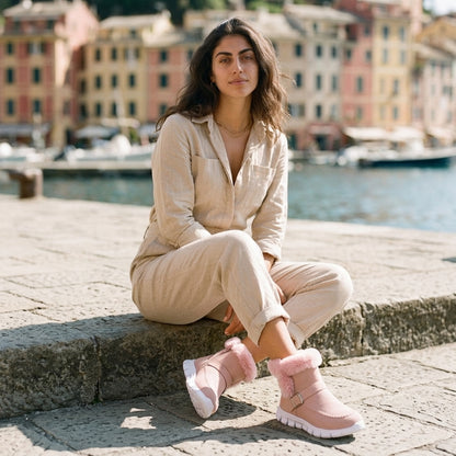 Ritis | Plush Cuff Ankle Boots