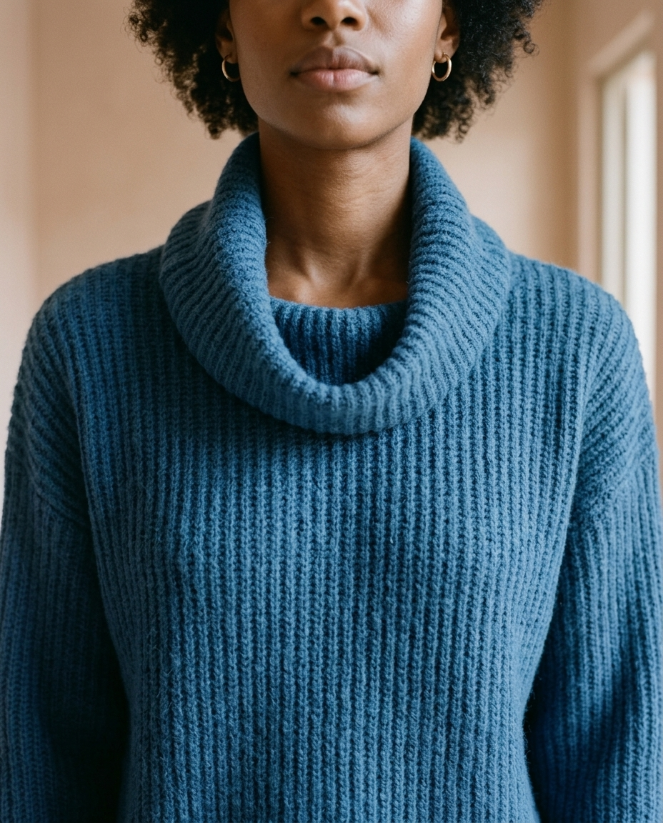 Petora | Draped Cowl Neck Sweater