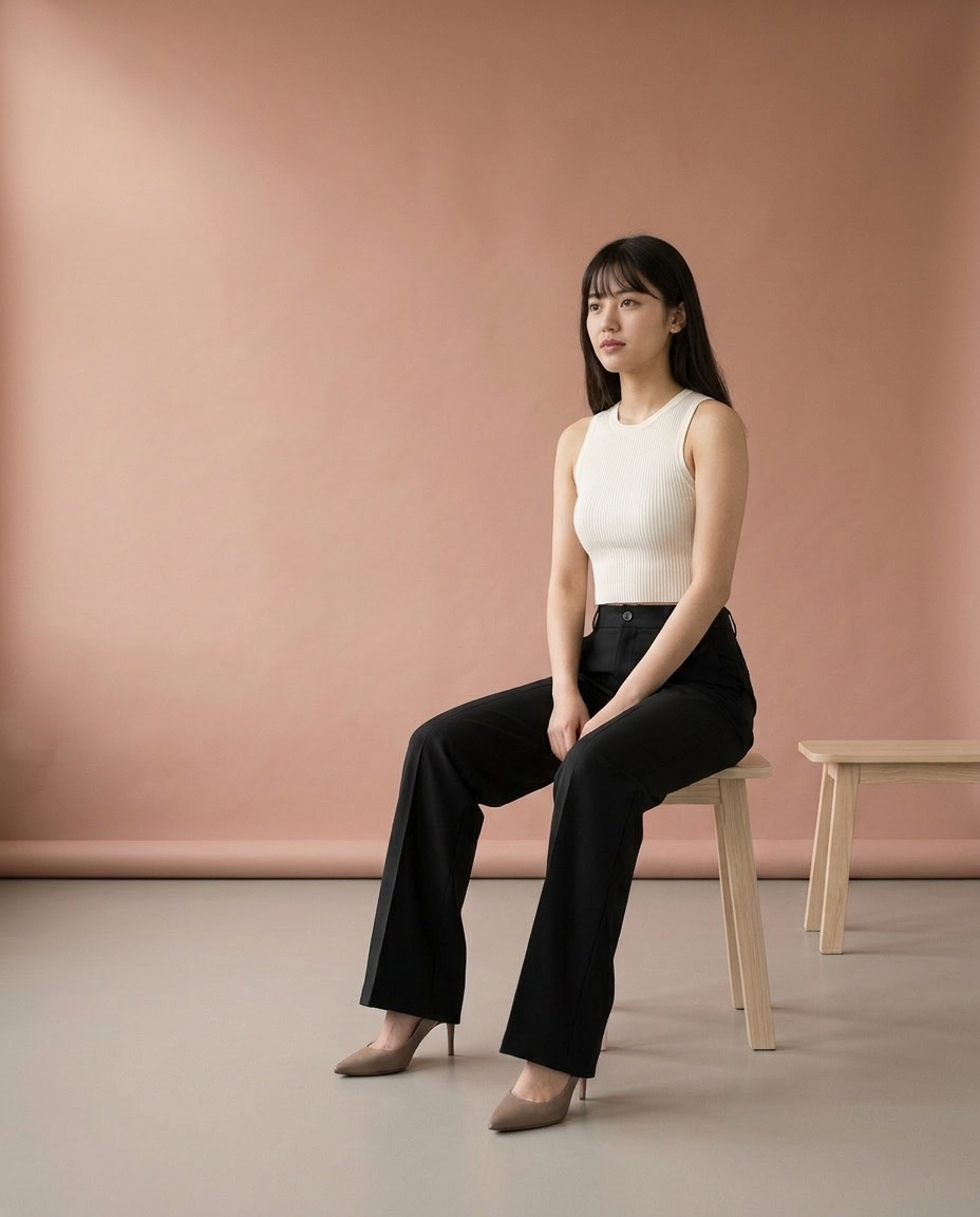 Unise | Tailored Wide-Leg Trousers