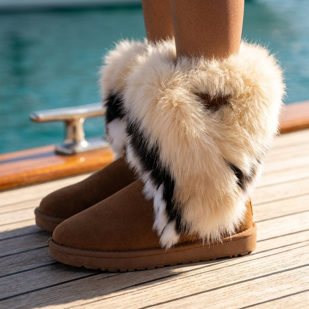 Ovis | Fluffy Cuff Snow Boots