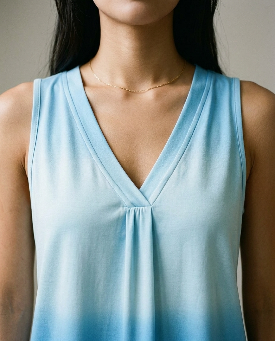 Joanis | Gradient V-Neck Sleeveless Blouse