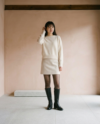 Erinea | Side-Zip Mid-Calf Boots