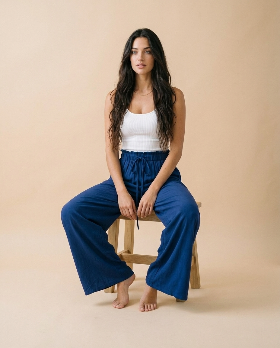 Kitora | High-Waisted Wide-Leg Pants