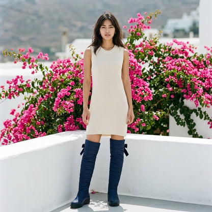 Enora | Quilted Tall Winter Boots