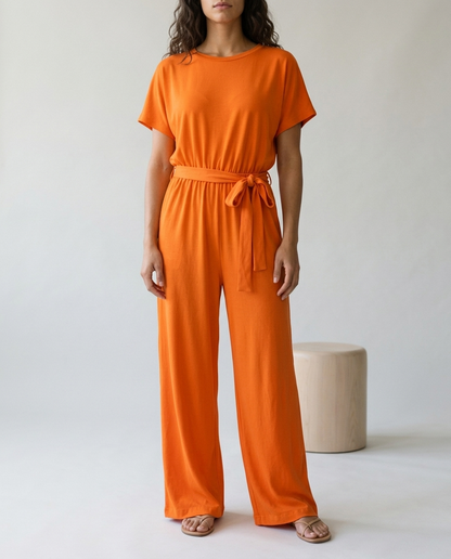 Brina | Relaxed Tie-Waist Jumpsuit