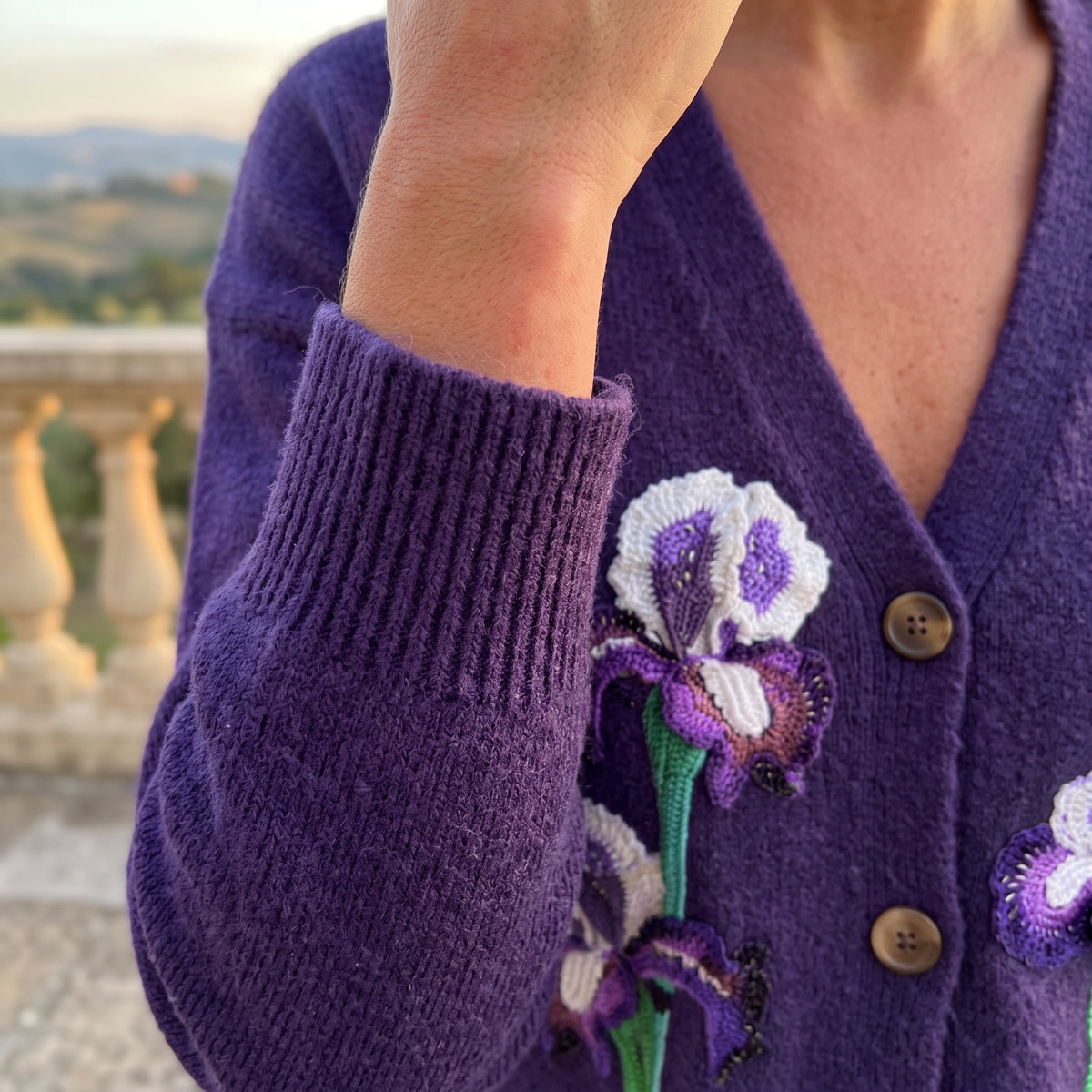 Ovya | Floral Button Cardigan
