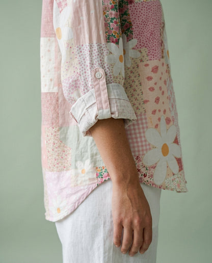 Ranya | Floral Button-Front Blouse