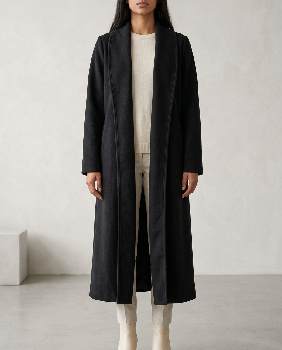 Dellia | Open-Front Longline Coat