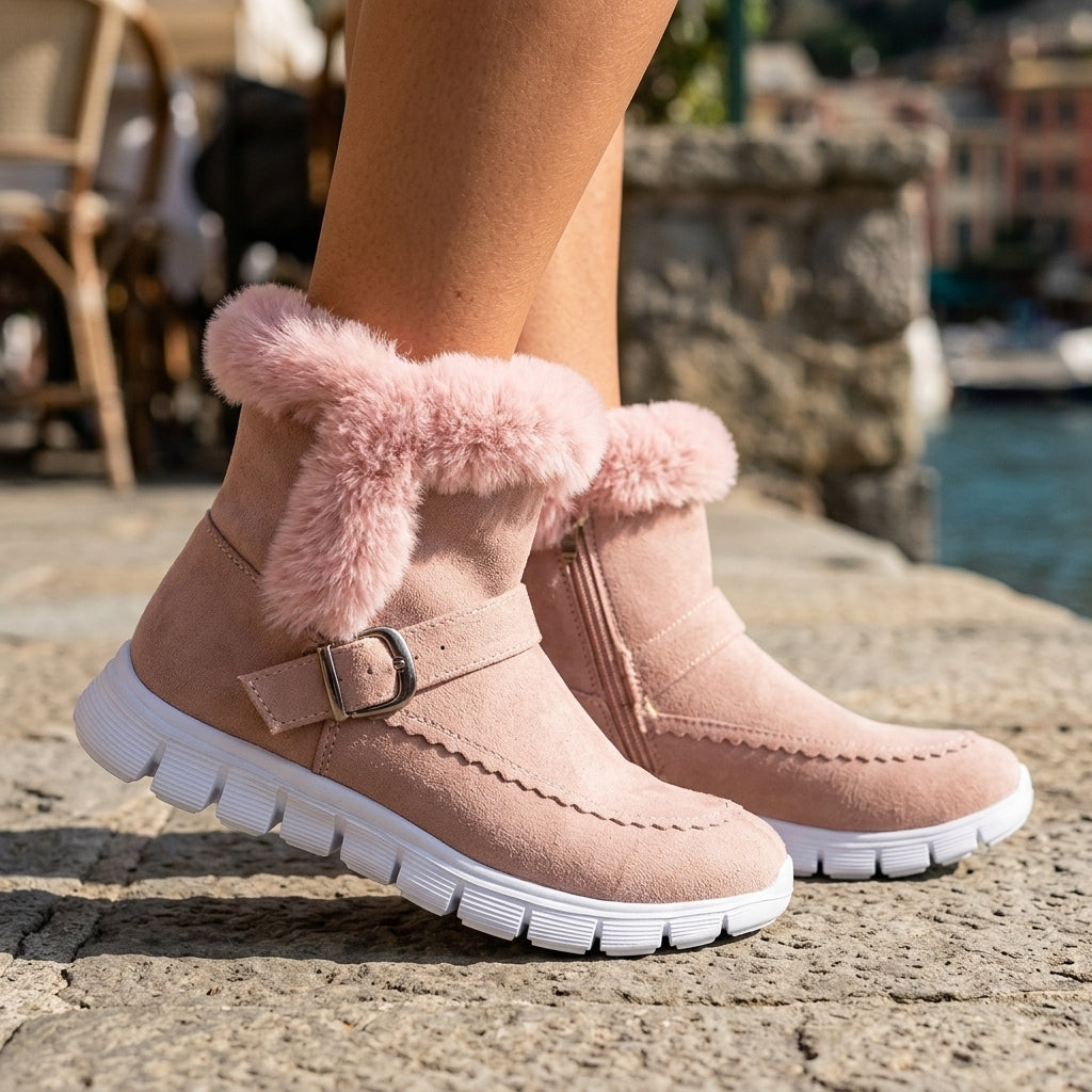 Ritis | Plush Cuff Ankle Boots