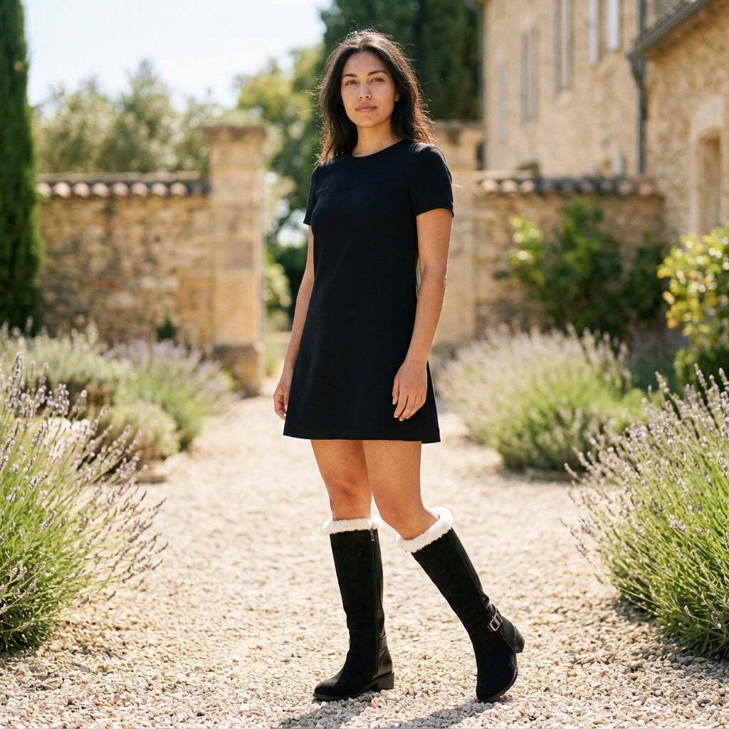 Selis | Fleece-Lined Knee-High Boots