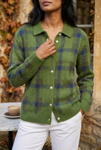 Yonea | Longline Button-Front Cardigan