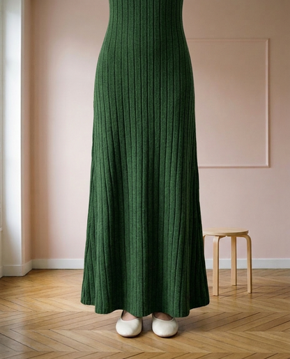 Zadia | Ribbed Maxi Sweater Dress