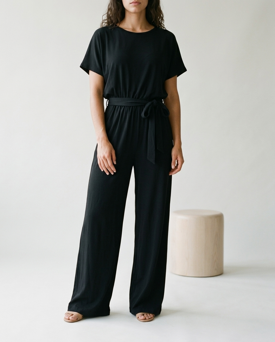 Brina | Relaxed Tie-Waist Jumpsuit