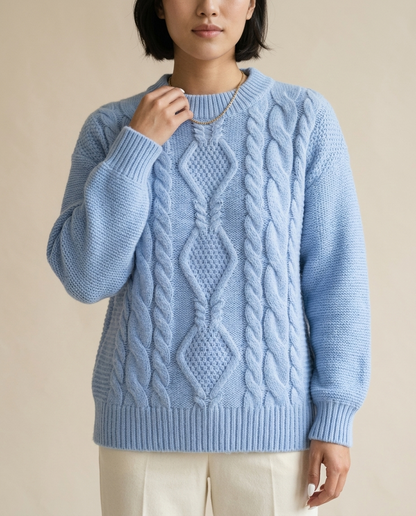 Metta | Chunky Cable-Knit Sweater