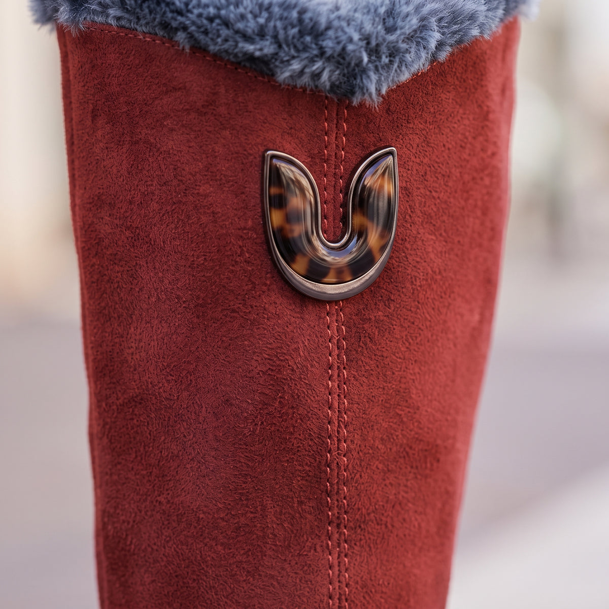 Kajina | Mid-Calf Plush-Cuff Boots